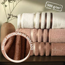 10 Peças Toalhas Banho Gigante Fio Penteado Lumina Kit